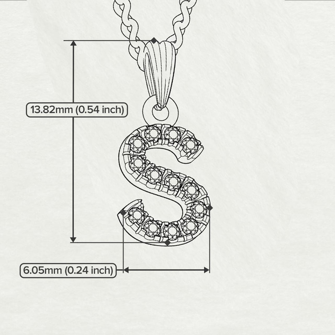 Initial Diamond Necklace - Chaya No. 1